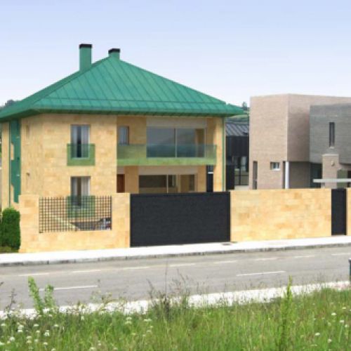 Vivienda Unifamiliar en Montecerrao, Oviedo, Asturias