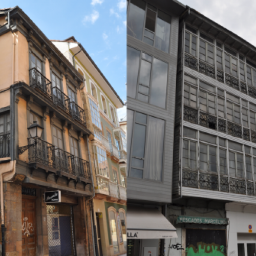 Edfificio de Viviendas en las Calles Magdalena / Fierro, Oviedo, Asturias