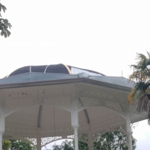 Restauración del Quiosco de la Música del Paseo del Bombé, Oviedo, Asturias