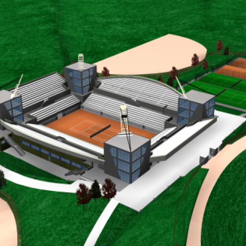Estadio Municipal de Tenis, Oviedo, Asturias