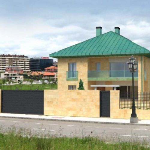 Vivienda Unifamiliar en Montecerrao, Oviedo, Asturias
