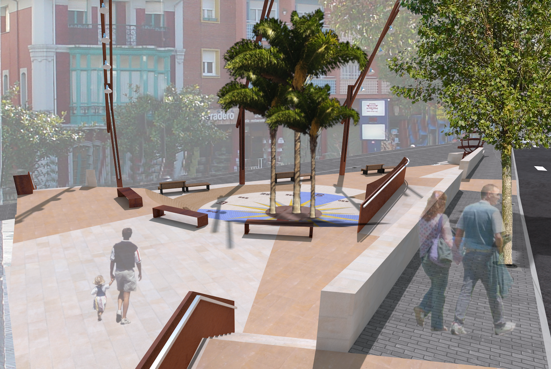 Plaza Baragaña, Candás, Asturias